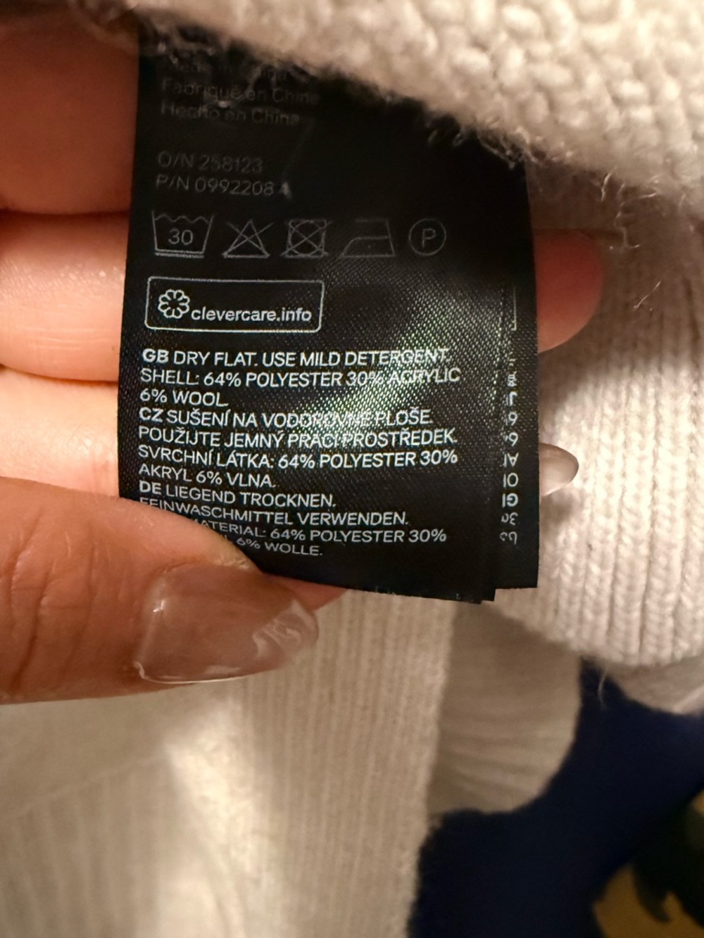 H&M Cream Ribbed Knit Sweater - Picture 5 of 6